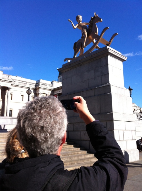 ‘Powerless Structures Fig. 101’, Elmgren and Dragset, The 4th Plinth, London, 2012-13