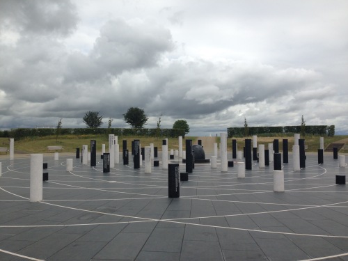 The ‘MK Rose’ by Gordon Young is designed as a new communal and commemorative space for Milton Keynes. It is a physical ‘calendar of days’ represented by 105 pillars each dedicated to a different day of celebration or commemoration, some national and some local to Milton Keynes.