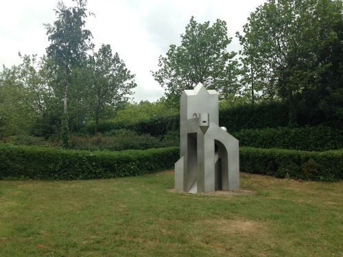 'The Object' Dhruva Mistry, 1995-7, tucked away in its own pocket 'sculpture park' near Milton Keynes Gallery.